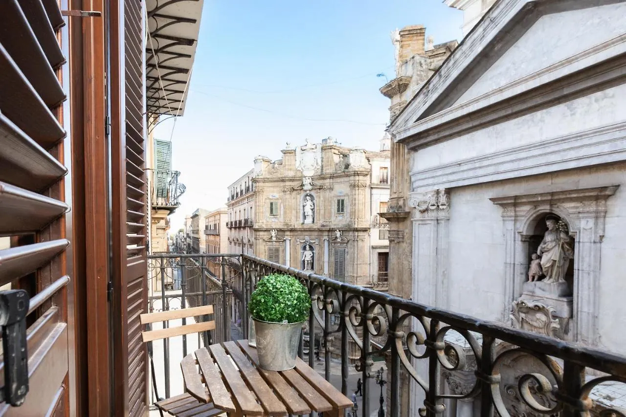 Quattro Canti Charming Flat location
